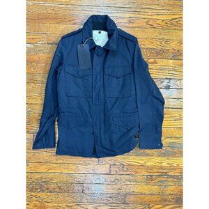 Rag & Bone delancey Jacket  Sherpa lining navy size 36 NWT MSPR 425 defect